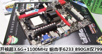 ˳3.6G+1100MHzѻ6233 890GX799