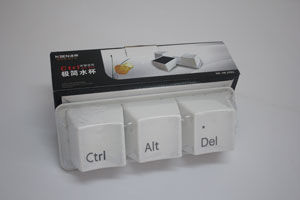 按键造型极简水杯