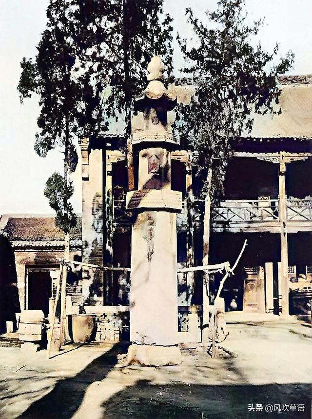 山东淄博老照片：1921年淄川的普照寺、龙兴寺和杨寨塔-1.jpg
