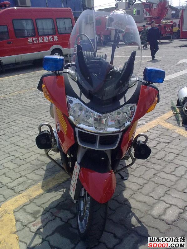 上海&广东消防总队的摩托。-济南-摩托车友会