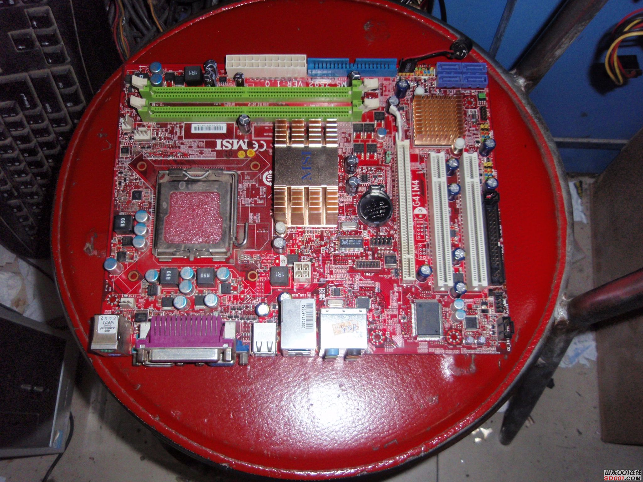 新到e5300独显主机,联想品牌机,微星g41主板,