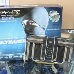 零噪游戏卡 蓝宝石HD7750静音版再到货