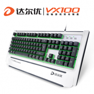 看我大动轴如何玩转——达尔优VX100动轴游戏背光键盘