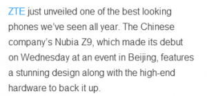 ޱ߿ ýnubia Z9